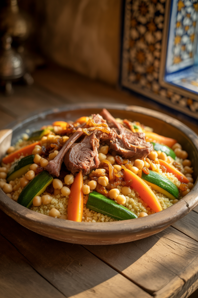 Traditional Moroccan Couscous